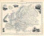 Χάρτης Ευρώπης 1853