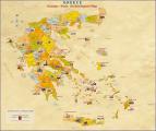 Αρχαιολογικός Χάρτης Ελλάδας με Μνημεία (Λατινικά)